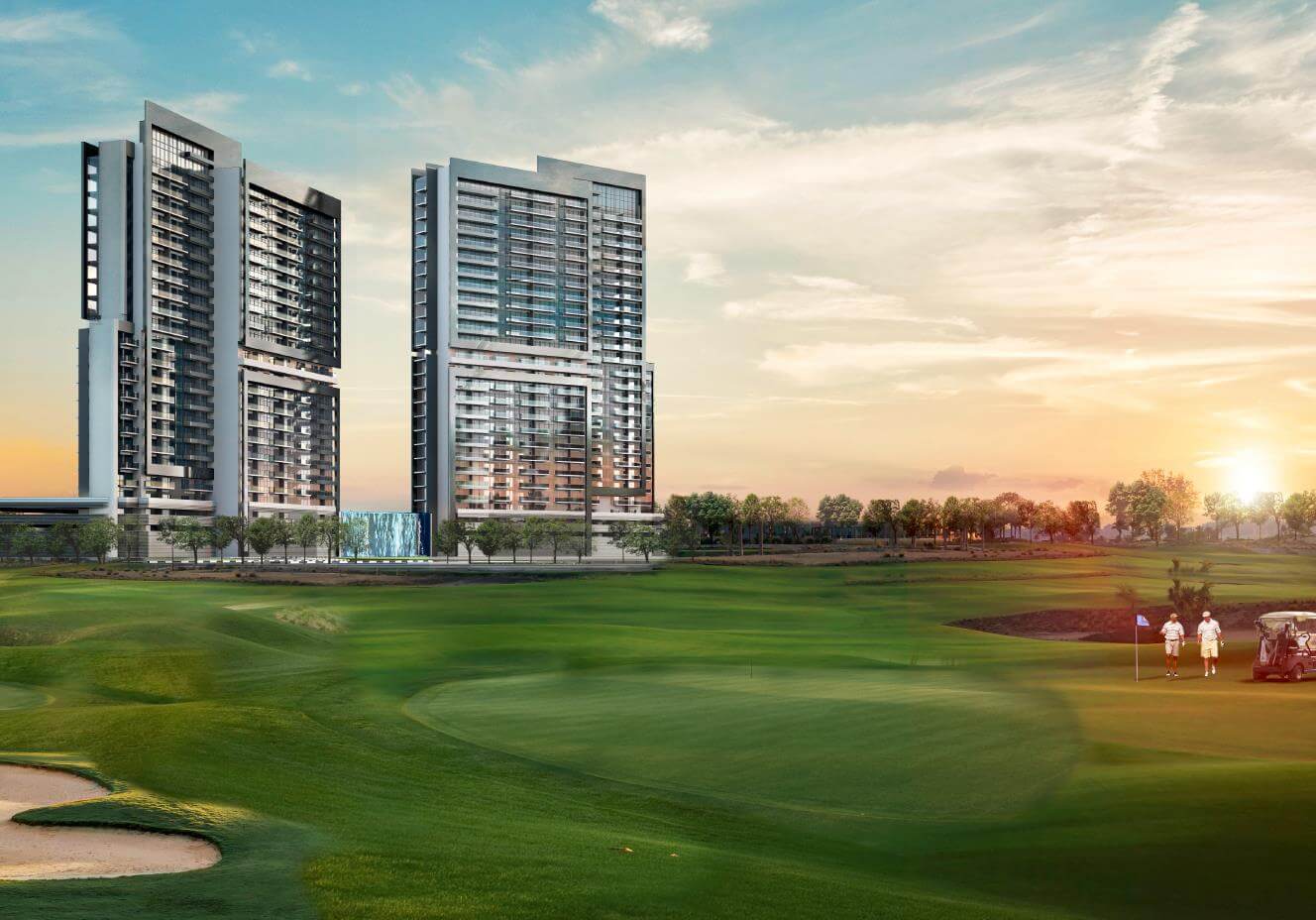 Book Golf Gate Apartments at DAMAC Hills with Easy Payment Plan